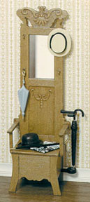 Dollhouse Miniature F-180 Hall Stand Kit